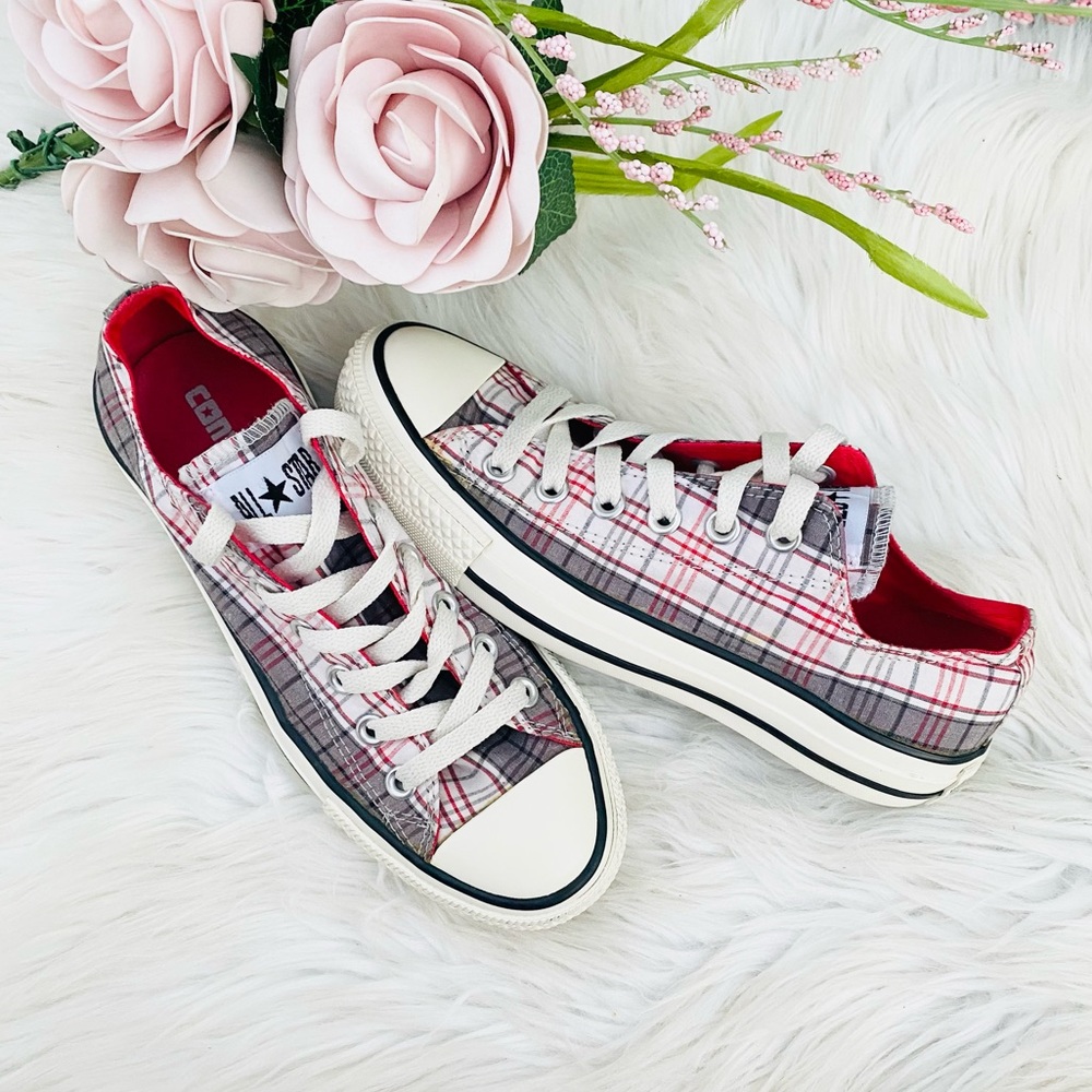 Converse All Star Plaid Low Sneakers